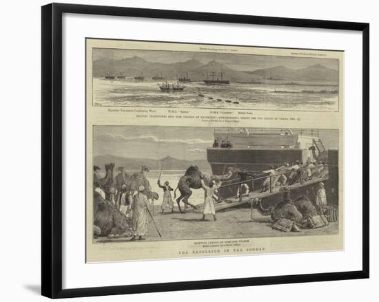 The Rebellion in the Soudan-null-Framed Giclee Print