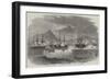 The Rebels or Taipings at Nankin Opening Fire Upon the Lee Gun-Boat-null-Framed Giclee Print