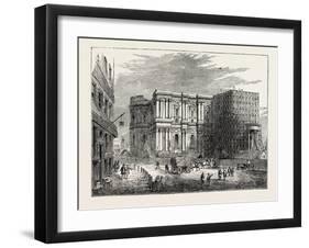 The Rebuilding of St. Paul's Cathedral London-null-Framed Giclee Print