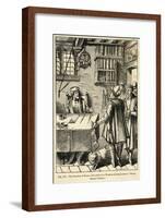 The Receiver of Taxes, 16th Century-null-Framed Art Print