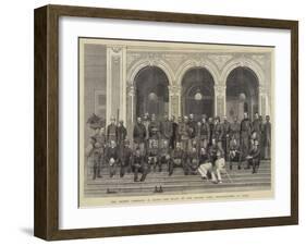 The Recent Campaign in Egypt, the Staff of the British Army, Photographed at Cairo-null-Framed Giclee Print