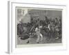 The Recent Crisis in Rio De Janeiro, Mounted Police Clearing the Rua Do Ouvidor-Richard Caton Woodville II-Framed Giclee Print