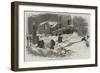 The Recent Deep Snow in Massachusetts, Street in New Bedford-null-Framed Giclee Print