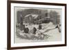 The Recent Deep Snow in Massachusetts, Street in New Bedford-null-Framed Giclee Print