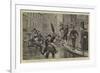 The Recent Disastrous Floods in Germany, a Street Scene in Dusseldorf-William Lockhart Bogle-Framed Giclee Print