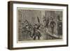 The Recent Disastrous Floods in Germany, a Street Scene in Dusseldorf-William Lockhart Bogle-Framed Giclee Print