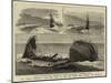 The Recent Disastrous Gales, the Wreck of the Iron Sailing Ship Plassey Off Sandgate-null-Mounted Giclee Print