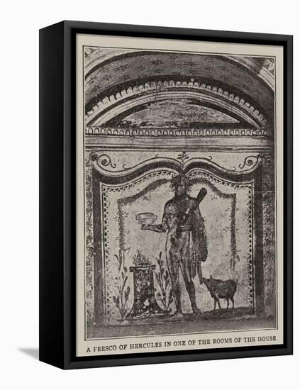 The Recent Discoveries at Pompeii-null-Framed Stretched Canvas