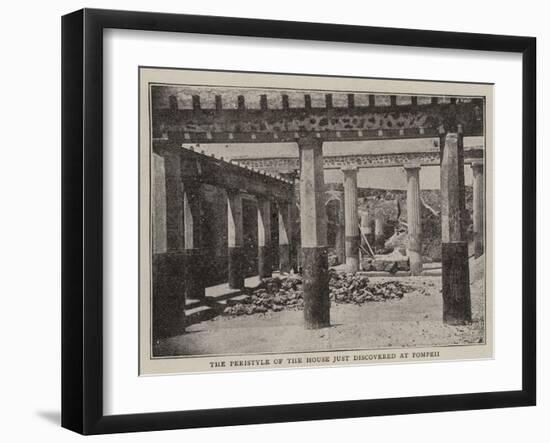 The Recent Discoveries at Pompeii-null-Framed Giclee Print