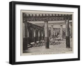 The Recent Discoveries at Pompeii-null-Framed Giclee Print