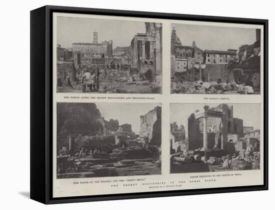 The Recent Discoveries in the Roman Forum-null-Framed Stretched Canvas