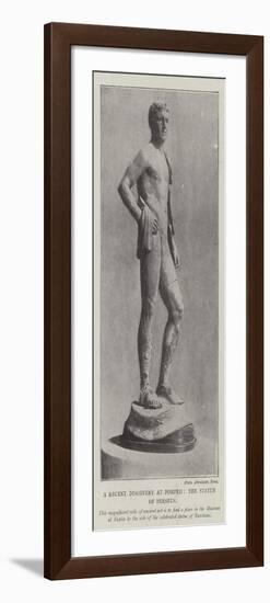 The Recent Discovery at Pompeii, the Statue of Perseus-null-Framed Giclee Print