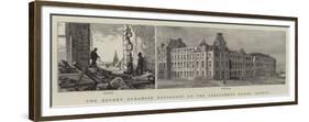 The Recent Dynamite Explosion at the Parliament House, Quebec-null-Framed Giclee Print