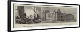 The Recent Dynamite Explosion at the Parliament House, Quebec-null-Framed Giclee Print