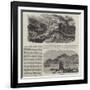 The Recent Earthquakes at Guadaloupe-null-Framed Giclee Print