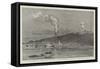 The Recent Eruption of Mount Etna, Sicily, a View of the New Crater-William Lionel Wyllie-Framed Stretched Canvas