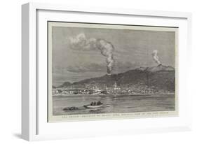 The Recent Eruption of Mount Etna, Sicily, a View of the New Crater-William Lionel Wyllie-Framed Giclee Print