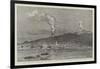 The Recent Eruption of Mount Etna, Sicily, a View of the New Crater-William Lionel Wyllie-Framed Giclee Print