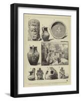The Recent Excavations at Pompeii-null-Framed Giclee Print