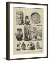 The Recent Excavations at Pompeii-null-Framed Giclee Print