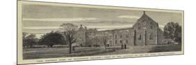 The Recent Fire at Maynooth College, View of the Building on the Day after the Catastrophe-null-Mounted Giclee Print