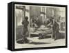 The Recent Fire in Chicago, a Scene in the Firemen's Bedroom-null-Framed Stretched Canvas