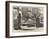 The Recent Fire in Chicago, a Scene in the Firemen's Bedroom-null-Framed Giclee Print