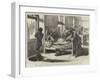 The Recent Fire in Chicago, a Scene in the Firemen's Bedroom-null-Framed Giclee Print