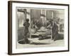 The Recent Fire in Chicago, a Scene in the Firemen's Bedroom-null-Framed Giclee Print