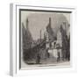 The Recent Fire in Redcross-Street, the Ruins-null-Framed Giclee Print