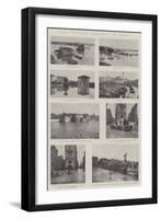 The Recent Floods in Rome-null-Framed Giclee Print