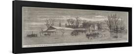 The Recent Floods in Sacramento Valley-null-Framed Giclee Print