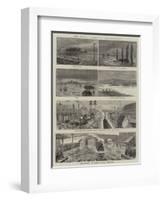 The Recent Floods in the Midlands-null-Framed Giclee Print