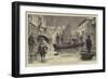 The Recent Floods, Scene at Northwich, Cheshire-null-Framed Giclee Print