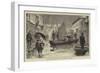 The Recent Floods, Scene at Northwich, Cheshire-null-Framed Giclee Print
