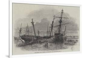 The Recent Gale, Wrecks at Hartlepool-null-Framed Giclee Print