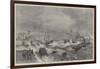 The Recent Gale, Wrecks at Kingstown, Bay of Dublin-George Henry Andrews-Framed Giclee Print