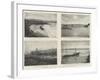 The Recent Gales, Wrecks on the Cornish and Kentish Coasts-null-Framed Giclee Print
