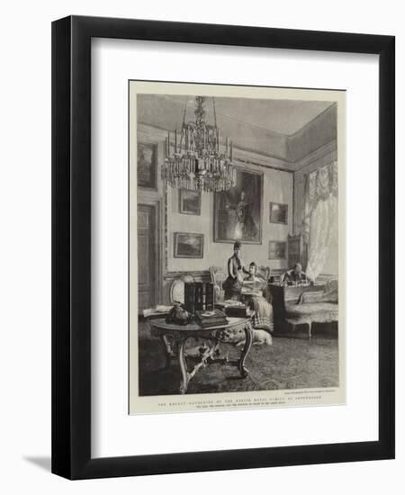 The Recent Gathering of the Danish Royal Family at Copenhagen-null-Framed Premium Giclee Print