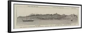 The Recent Hurricane in Mauritius, General View of the Town and Anchorage of Port St Louis-null-Framed Giclee Print