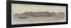 The Recent Hurricane in Mauritius, General View of the Town and Anchorage of Port St Louis-null-Framed Giclee Print