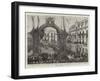 The Recent Inspection of the Panama Canal Works by M De Lesseps-null-Framed Giclee Print