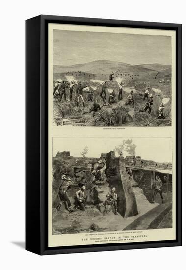 The Recent Revolt in the Transvaal-Charles Edwin Fripp-Framed Stretched Canvas