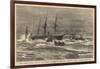 The Recent Severe Gale in the English Channel, the Steamship Hankow Outside Plymouth Breakwater-William Lionel Wyllie-Framed Giclee Print
