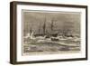 The Recent Severe Gale in the English Channel, the Steamship Hankow Outside Plymouth Breakwater-William Lionel Wyllie-Framed Giclee Print