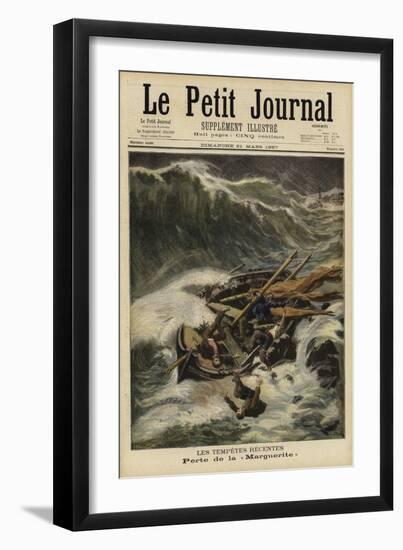 The Recent Storms, France, 1897-null-Framed Giclee Print