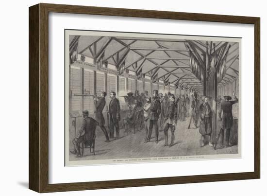 The Recent Tir National at Vincennes, Near Paris-Jean Adolphe Beauce-Framed Giclee Print