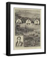 The Recent Visit of Queen Marau of Tahiti to Europe-null-Framed Giclee Print
