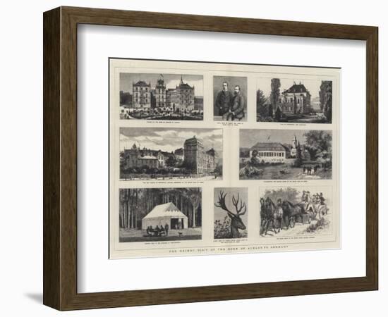 The Recent Visit of the Duke of Albany to Germany-William Henry James Boot-Framed Giclee Print