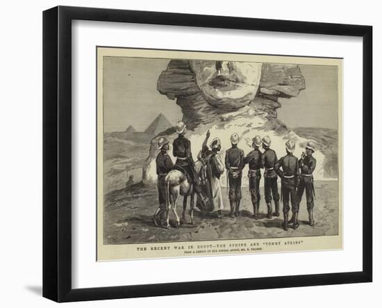 The Recent War in Egypt, the Sphinx and Tommy Atkins-Frederic Villiers-Framed Giclee Print